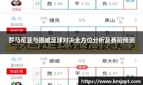 罗马尼亚与挪威足球对决全方位分析及赛前预测